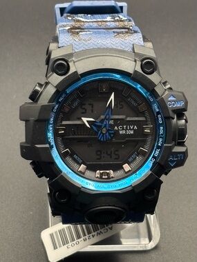 Invicta Activa Neo Men’s Watch, 55mm Blue Camo - ACW428-003